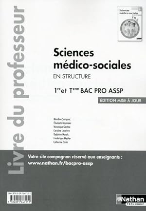 Sciences médico-sociales 1ère/Term Bac pro ASSP option en structure - professeur - 2016