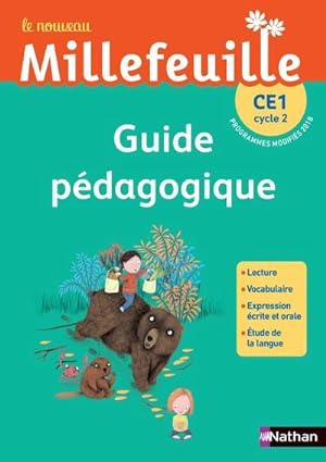 MILLE-FEUILLES : guide pédagogique ; CE1 (édition 2019)
