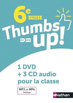 thumbs up! ; anglais ; 6e ;1 DVD + 3 CD audio pour la classe (édition 2017)