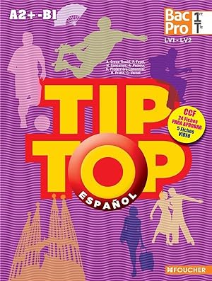 tip top english : espagnol ; 1ère, terminale ; bac pro