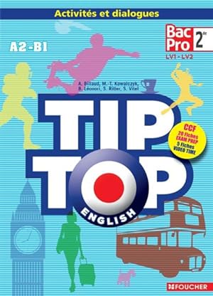 Tip-top english seconde bac pro cd audio