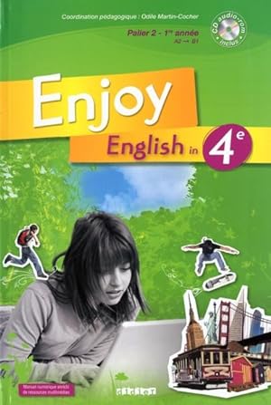 ENJOY ENGLISH IN : 4ème ; livre de l'élève (édition 2008)