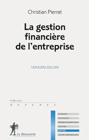 la gestion financière de l'entreprise (3e édition)