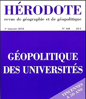 REVUE HERODOTE n.168 : géopolitique des universités