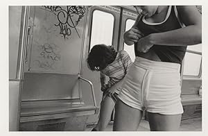 Rockaway Beach Train Graffiti Little Italy New York USA Postcard