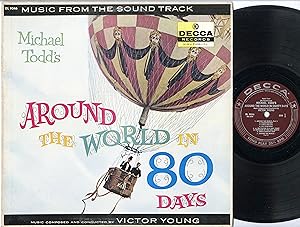 "Jules VERNE : AROUND THE WORLD IN 80 DAYS" Music composed and conducted by Victor YOUNG / LP 33 ...
