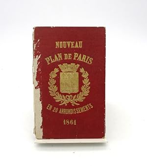 Nouveau plan de Paris en 20 arrondissements, 1861.