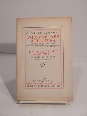 L'oeuvre des athlètes. Comédie en quatre actes représentée pour la première fois sur le Théâtre d...