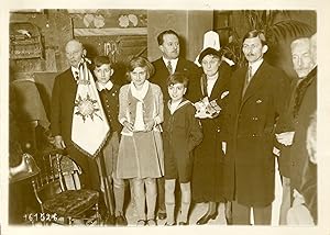 "Étendard de JEANNE d'ARC remis à Mr DOUMER 1932" Photo originale G. DEVRED / ROL