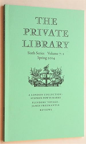 The Private Library Sixth Series Volume 7:1