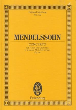 Concerto for Violin and Orchestra in e minor, Op.64 - Study Score