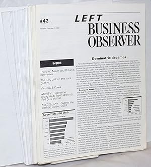 Left Business Observer [fragmentary run]; 1990-2001