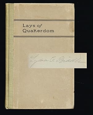 Lays of Quakerdom : Reprinted from the Knickerbocker of 1853-54-55