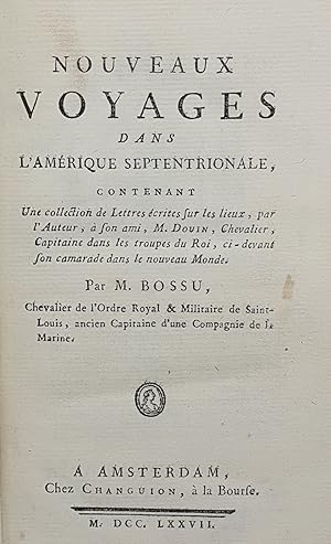 NOUVEAUX VOYAGES DANS L'AMERIQUE SEPTENTRIONALE