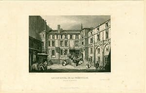 Ancien Hotel De La Tremouille. (B&W engraving).