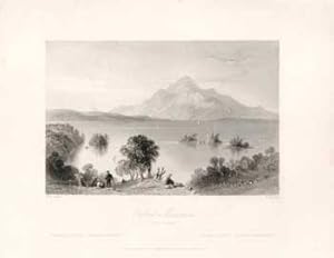 Oxford Mountain. (B&W engraving).