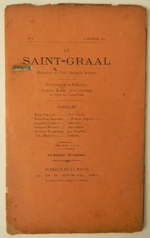 LE SAINT-GRAAL. N°2 de la première année, 5 février 1892.