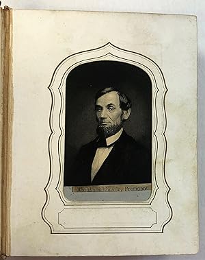COLLECTION OF FORTY-EIGHT PORTRAIT ENGRAVINGS OF UNION AND CONFEDERATE LEADERS IN CARTE-DE-VISITE...