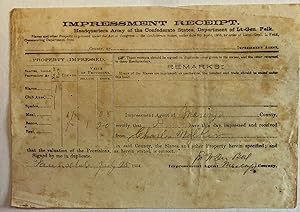 PRINTED DOCUMENT SIGNED BY CAPTAIN WILLARD LINCOLN, COMPANY H, 19TH REGIMENT MAINE INFANTRY VOLUN...