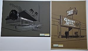 A Collection of Five Fabulous California Mid-Century Architectural Drawings