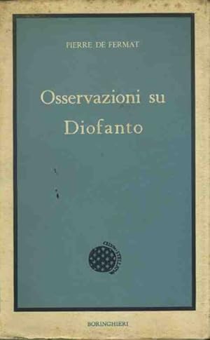 Osservazioni su Diofanto