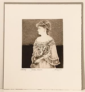 Gertrude Atherton (SIGNED Portrait Etching)
