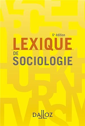 lexique de sociologie