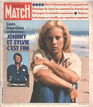 Paris match n° 1407 / 15 mai 1976 / johnny et sylvie c'est fini