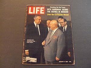 Life Aug 9 1963 Averell Harriman And Khrushchev Talk Nukes