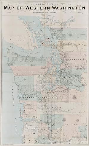 W.H. PUMPHREY'S MAP OF WESTERN WASHINGTON