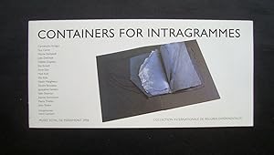 Containers for intragrammes - Collection internationale de reliures expérimentales -