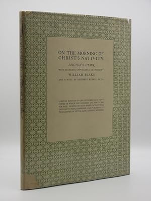 On the Morning of Christ's Nativity : Milton's Hymn with Illustrations by William Blake [SIGNED]