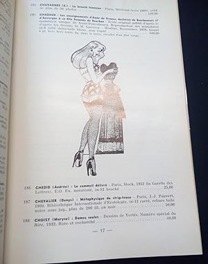 Les femmes avant 1960 - Catalogue de Régine Deforges 1974