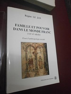 Famille au pouvoir dans le monde Franc VIIe-Xe siècle. Essai d'anthropologie sociale.