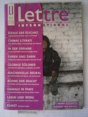 Lettre International LI 105 : Europas Kulturzeitung