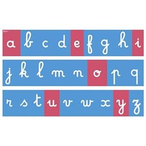 traces rugueux muraux lettres cursives