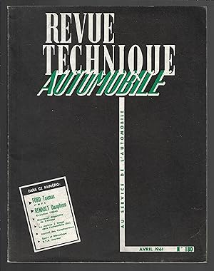 Revue technique automobile n°180