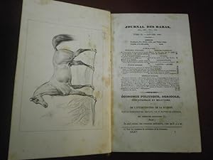 Journal des Haras des chasses et des courses de chevaux Tome 35 - Janvier- Avril 1844. Journal de...