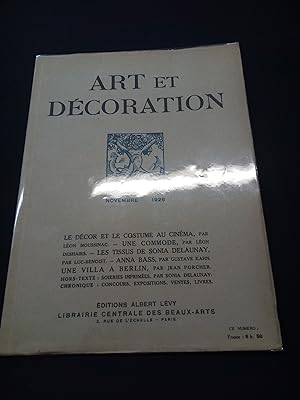 Art et Décoration - Novembre 1926