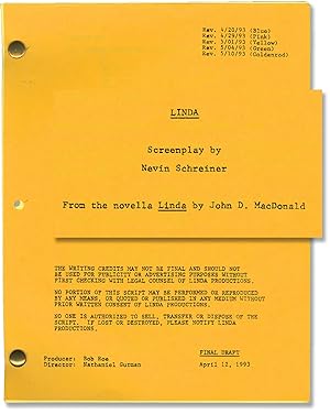 Linda (Original screenplay for the 1993 television film)