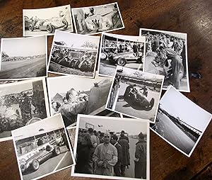 Huge COLLECTION of 162 ORIGINAL 1930's & 40's GRAND PRIX RACING PHOTOGRAPHS