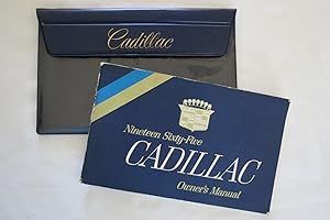ORIGINAL 1965 CADILLAC OWNER'S MANUAL IN ORIGINAL VINYL CASE