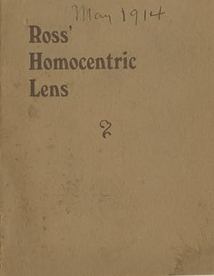ROSS' "HOMOCENTRIC" LENSES