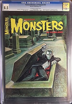FAMOUS MONSTERS of FILMLAND No. 43 (March 1967) CGC Graded 8.5 (VF+)