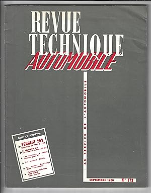 Revue technique automobile n°173