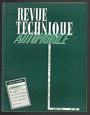 Revue technique automobile n°172