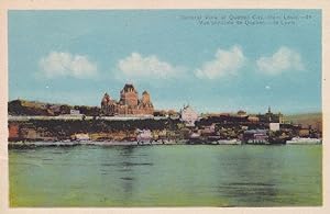 Quebec City River View Antique Canada Postcard