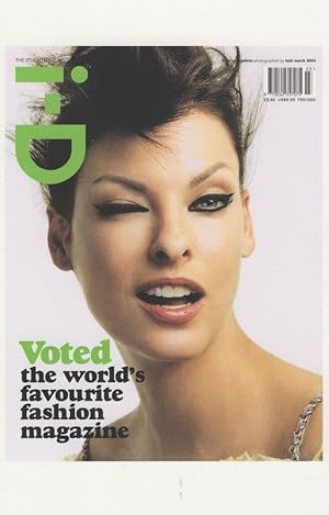 Linda Evangelista Canadian Supermodel 2004 Magazine Postcard