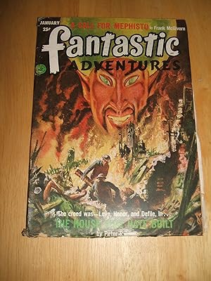 Fantastic Adventures for January 1953 // The Photos in this listing are of the magazine that is o...