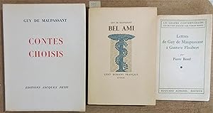 Lot de 3 ouvrages : Contes Choisis Illustrations de Raoul Serres + Bel-Ami [ eau-forte de Marti B...